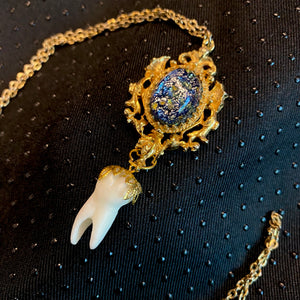 Vintage Necklace With Tooth Charm