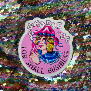 Saddle Up for Small Business Sticker