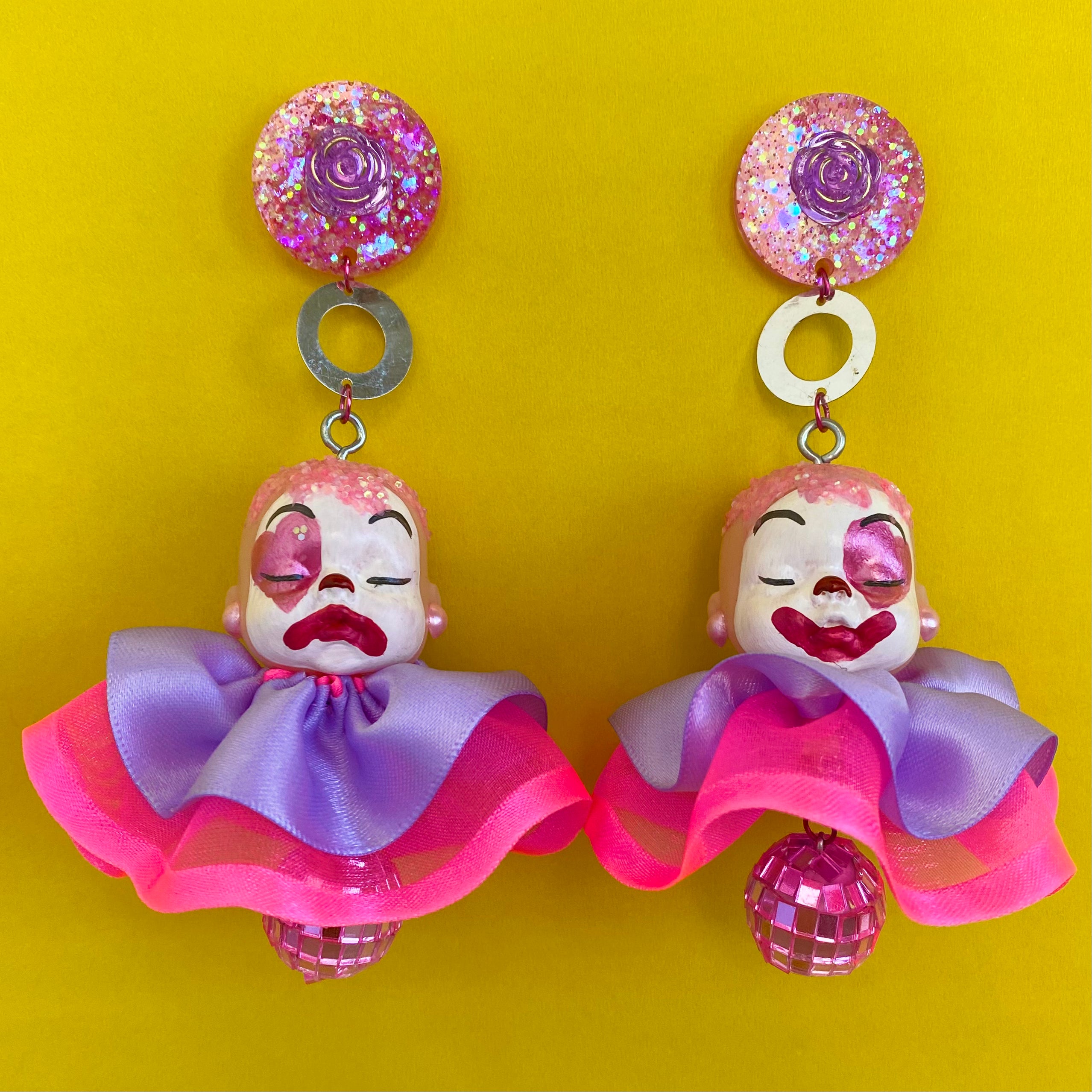 KiKi Clown Baby Earrings