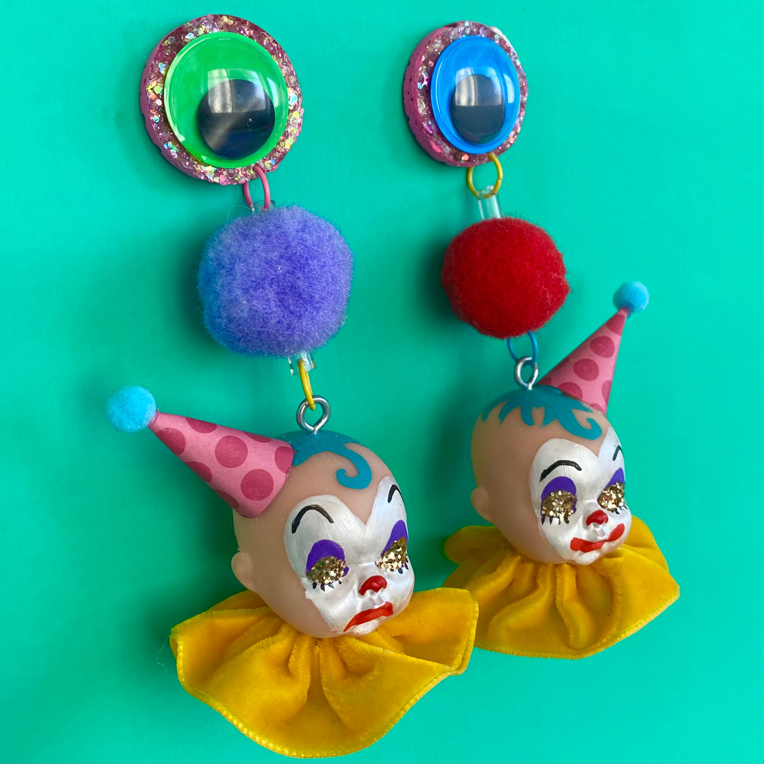 Jesterfied Clown Baby Earrings