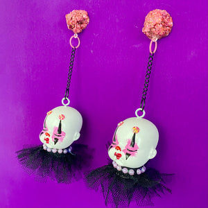 Pierrot Clown Baby Earrings