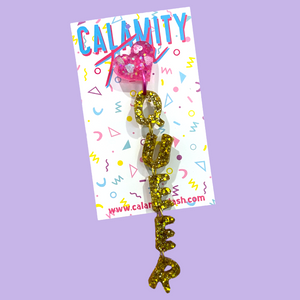 QUEER single earring gold